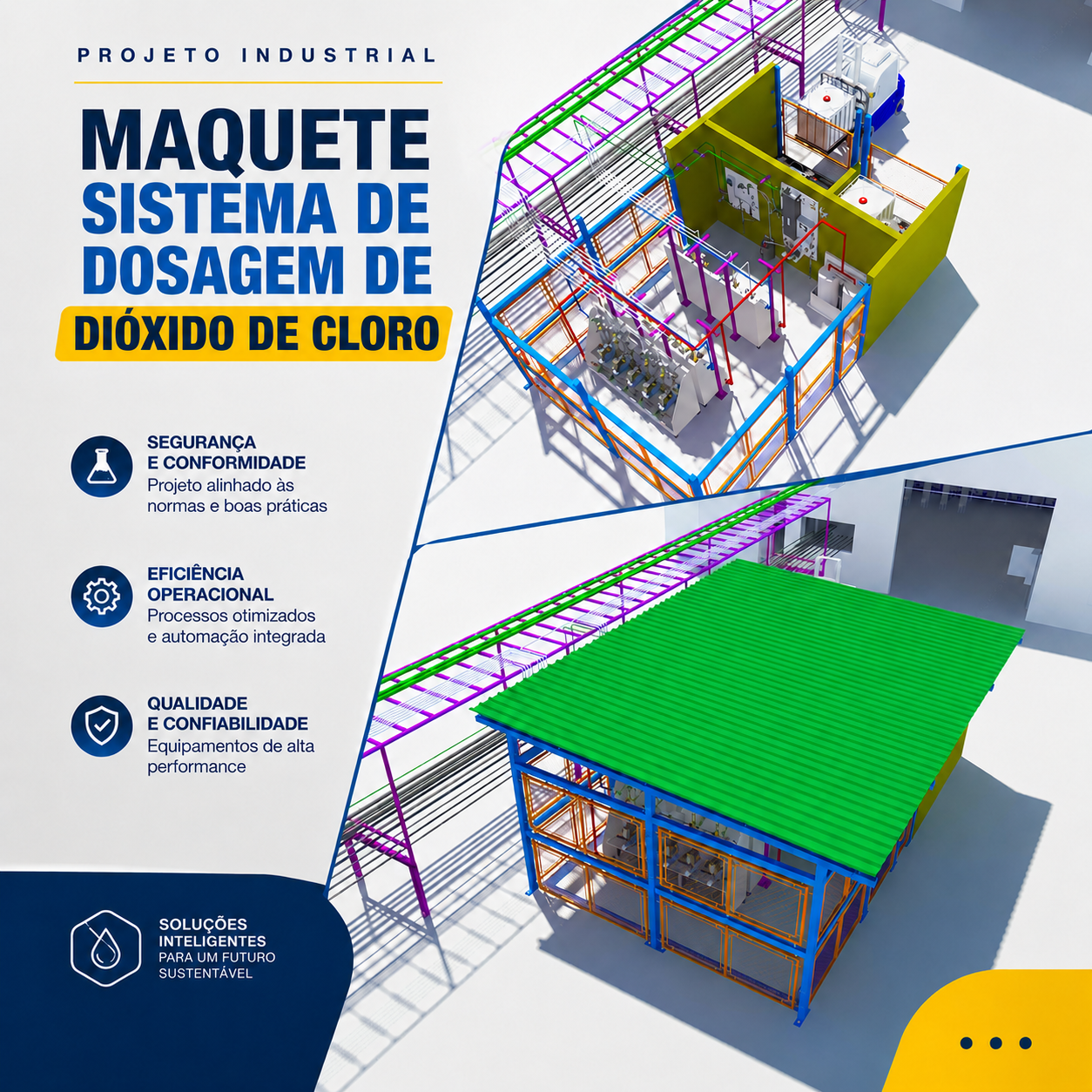 Sistema de Dosagem de Dióxido de Cloro